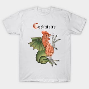 Cockatrice Medieval Beast T-Shirt